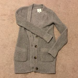 Aerie Knitted Gray cardigan